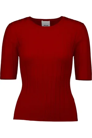 Allude Ribbed-knit top
