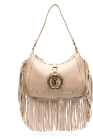 Roberto Cavalli Fringed-edge shoulder bag