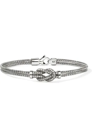 John Hardy Sterling Love Knot diamond bracelet