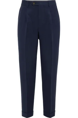 Brunello Cucinelli Linen straight trousers