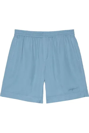 Msgm Logo-embroidered shorts