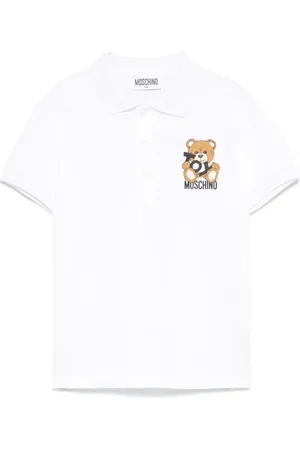 Moschino Piqué-weave polo shirt