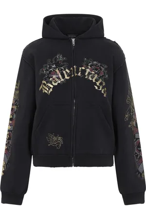 Balenciaga Tacky Tattoo Distressed hoodie