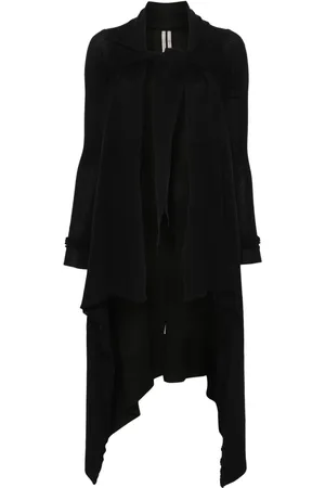 Rick Owens Tied Wrap long coat