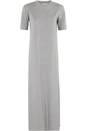 SEMICOUTURE Cotton maxi dress