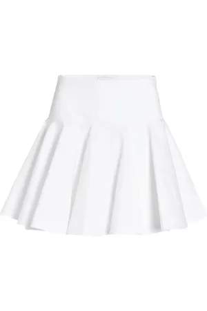 Giambattista Valli Poplin flared mini skirt