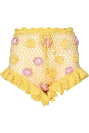 Celia B Crochet-knit shorts