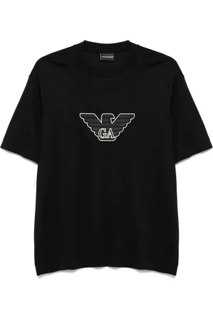 Emporio Armani Logo-embroidered T-shirt