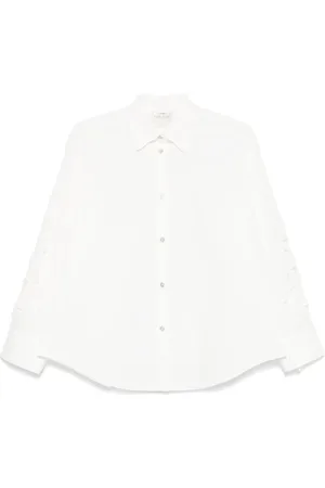 FORTE FORTE Lace-detailed shirt