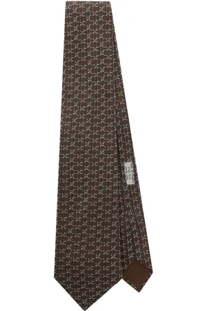 Hermès 2010s silk tie