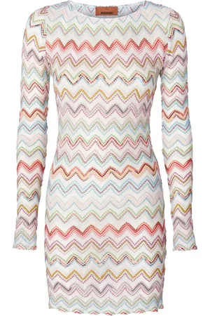 Missoni Zigzag-woven mini dress