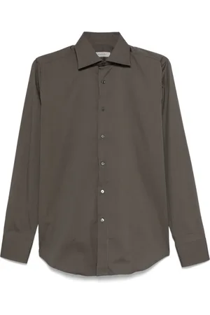 CANALI Cut-away collar shirt