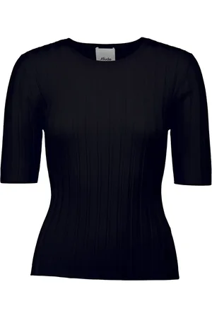 Allude Ribbed-knit top