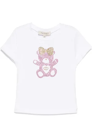 Twin-Set Crystal-embellished T-shirt