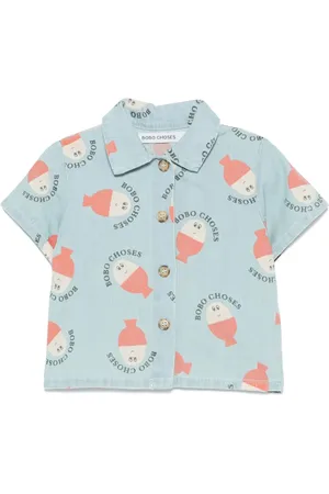 Bobo Choses Morning Egg denim shirt