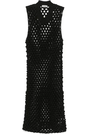 Jil Sander Crochet midi dress
