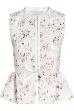 Giambattista Valli Flared jacquard waistcoat