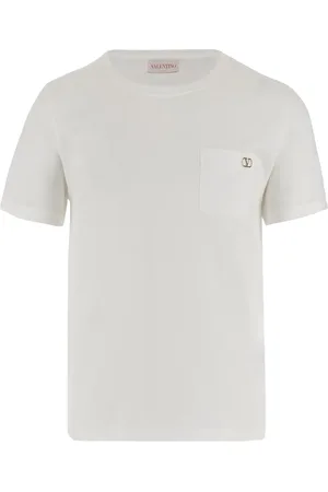VALENTINO GARAVANI Logo-plaque cotton t-shirt