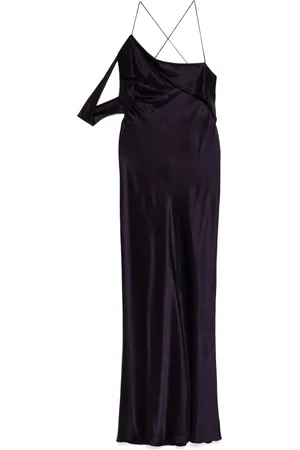Michelle Mason Asymmetric design silk gown
