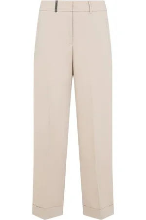 PESERICO SIGN Straight trousers