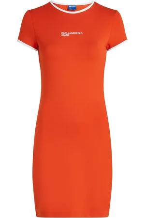 Karl Lagerfeld Logo-embroidered dress