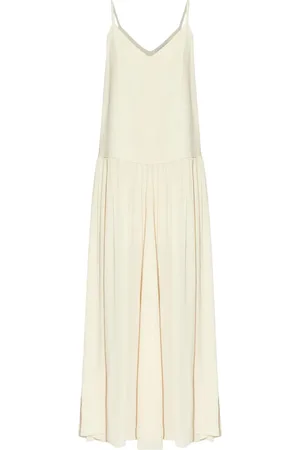FORTE FORTE Pleat-detail maxi dress