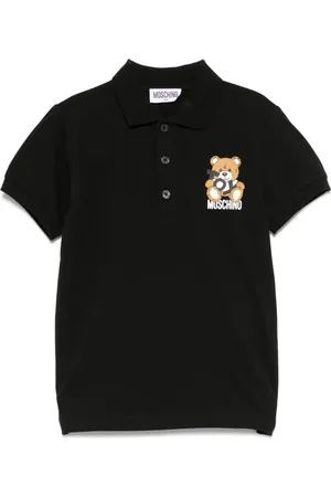 Moschino Piqué-weave polo shirt