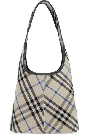 Burberry Check-pattern tote bag