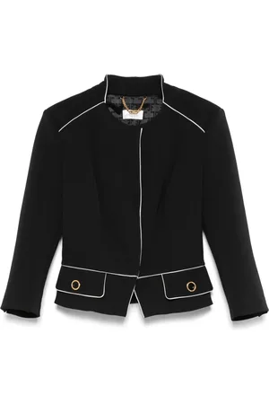 Elisabetta Franchi Scarf-detailed jacket