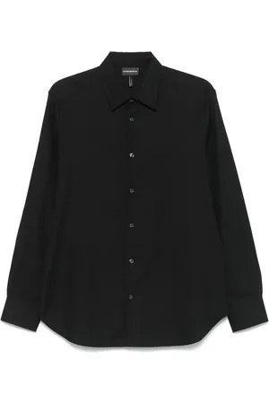 Emporio Armani Logo-jacquard shir