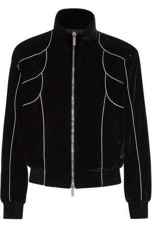 Dsquared2 Velour bomber jacket