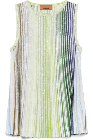 Missoni Striped sequins top