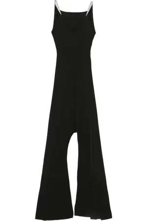 DAVID KOMA Crystal-embellished gown
