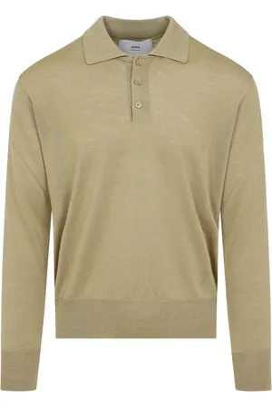 Ami Fine-knit polo shirt