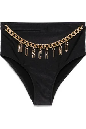 Moschino Lettering-charm bikini bottoms