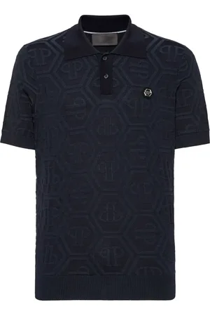 Philipp Plein Monogram-jacquard polo shirt