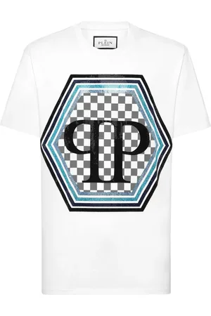 Philipp Plein Strass Hexagon T-shirt