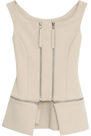 Gloria Coelho Double-zipper top