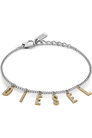 Diesel Logo-charm bracelet