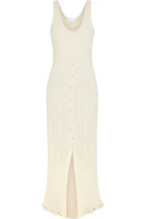 Paco rabanne Ribbed-knit maxi dress