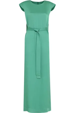 Gloria Coelho Belted column maxi dress