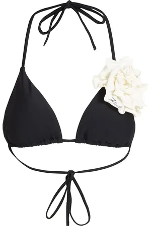 Karl Lagerfeld DNA flower bikini top