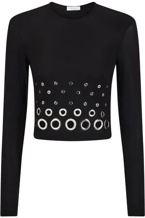Paco rabanne Eyelet crop top