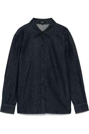 THEORY Drape denim shirt