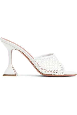 Amina Muaddi Leather sandals
