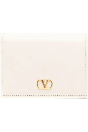 VALENTINO GARAVANI Compact VLogo leather wallet