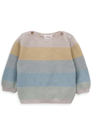 KNOT Wide-stripe pattern jumper