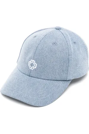 Maje Clover-logo denim cap