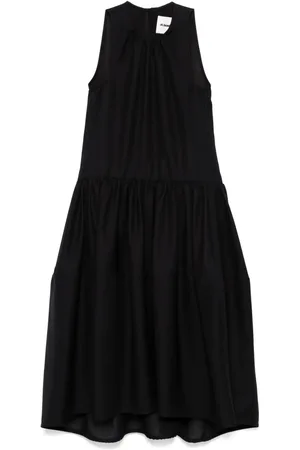 Jil Sander Wool midi dress