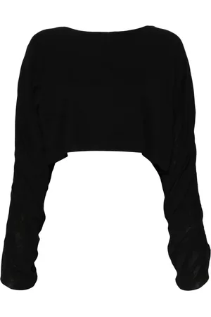 THOM KROM Ruched crop top